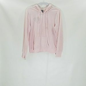Dots Pink Light Hoodie Size XL